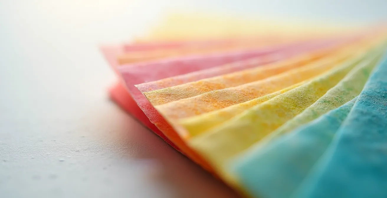 Vue macro de fiches organisées représentant un répertoire d'histoires STAR structuré.