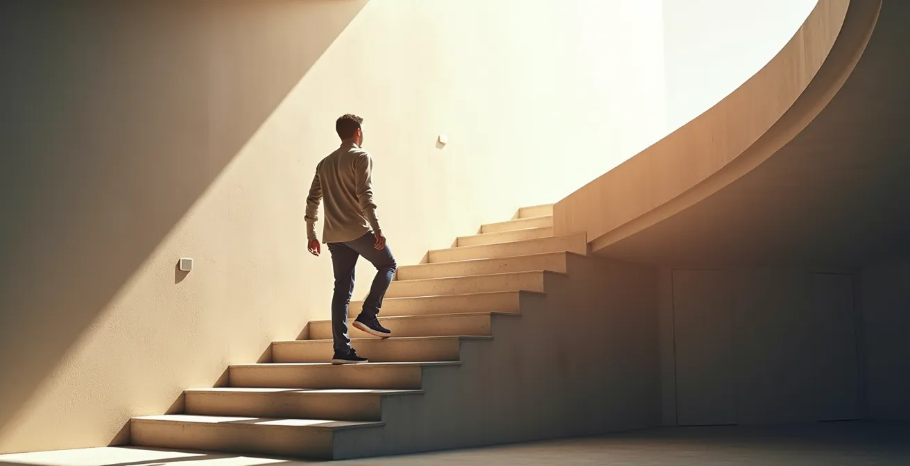 Représentation métaphorique de l'évolution professionnelle via le Parcours Emploi Compétences