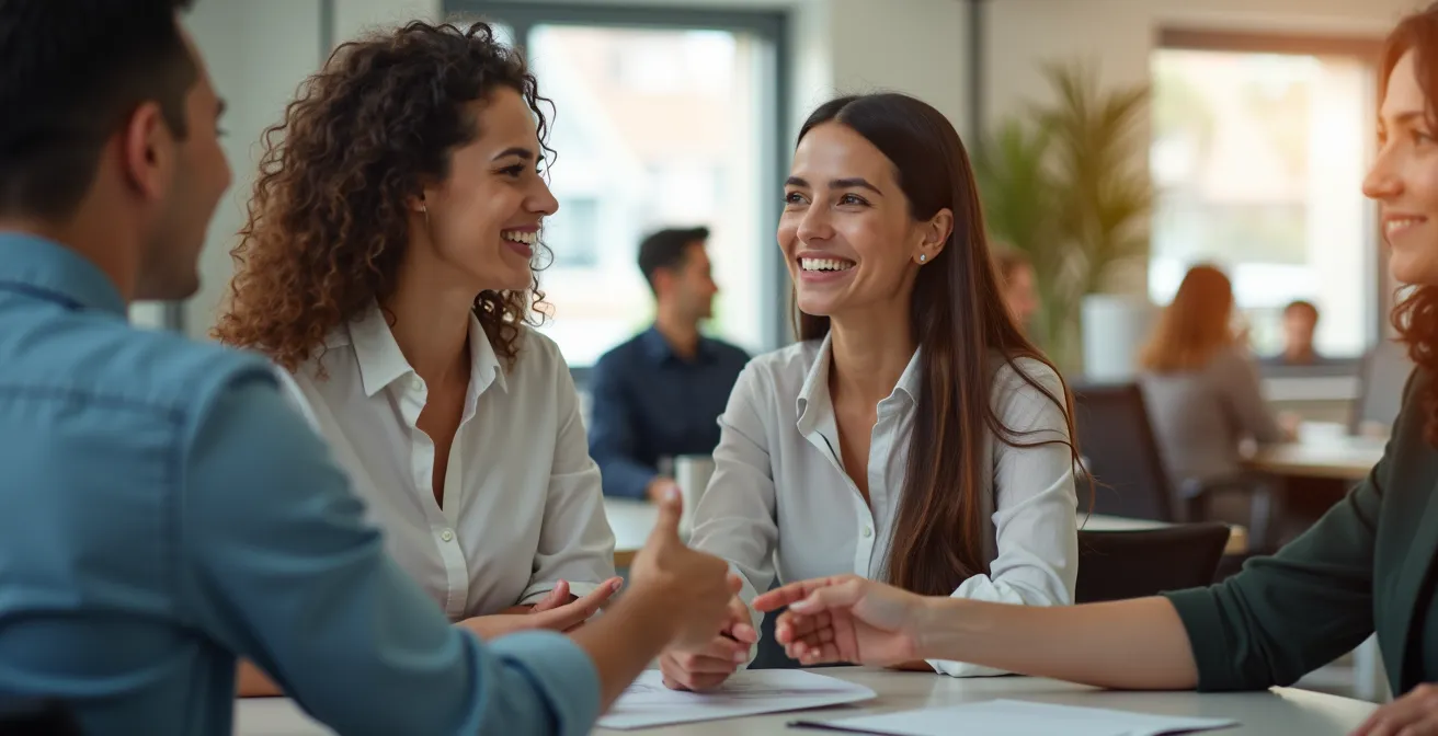 Visualisation d'un réseau professionnel interconnecté illustrant le principe de la cooptation